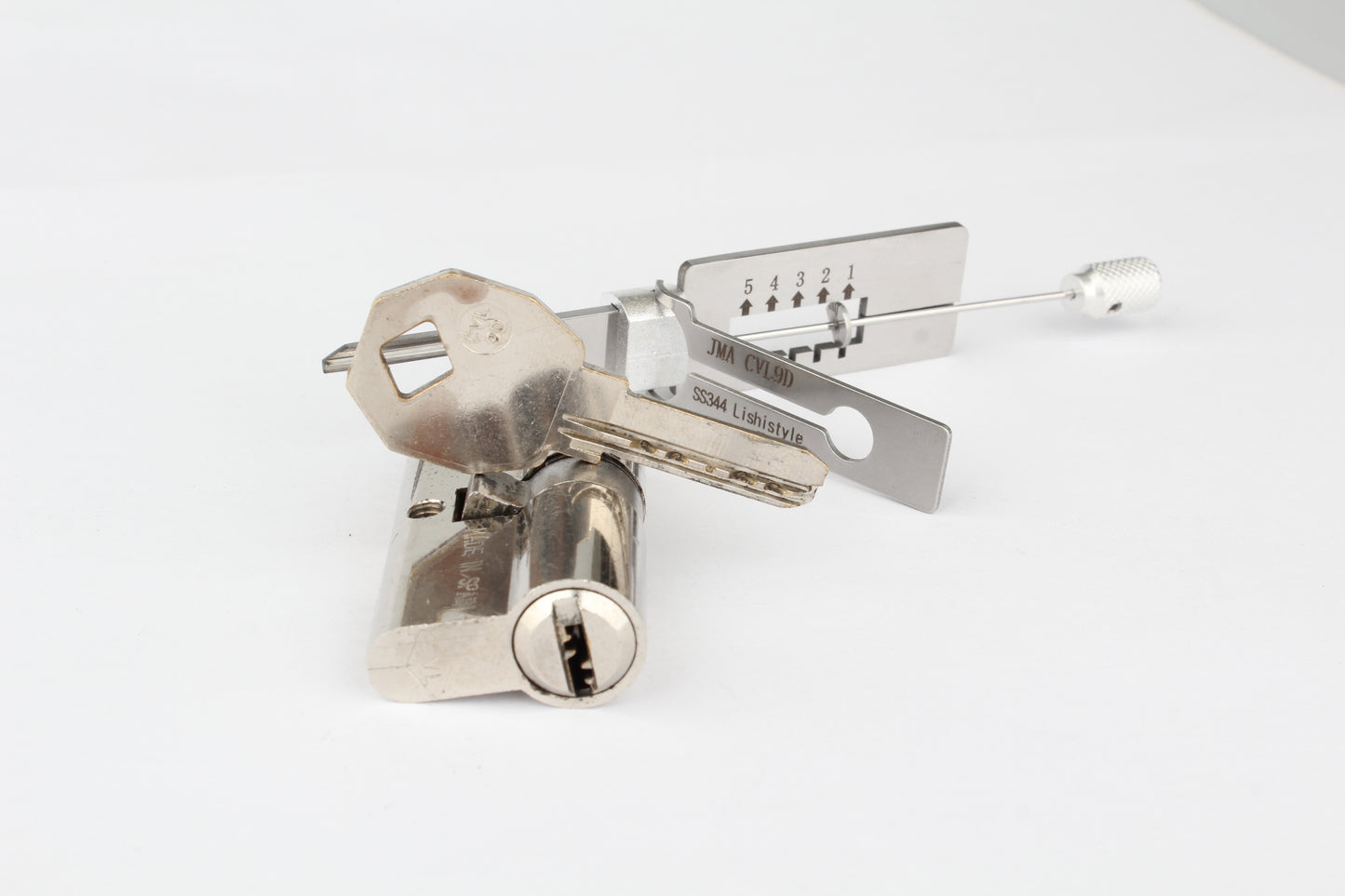 Lishi style JMA CVL9D 2 in 1 lock picks