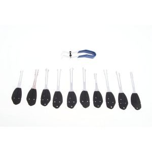 KLOM 10 Piece Wafer Lock Rake Pick Set