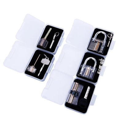 Transparent Visible Practice Locks – 5 Pack