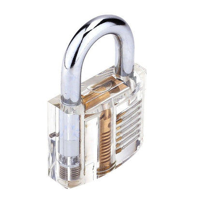 Transparent Visible Padlock Practice Lock