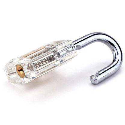 Transparent Visible Padlock Practice Lock