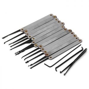 GOSO 12 Pieces Lock Pick Set with Leather Case