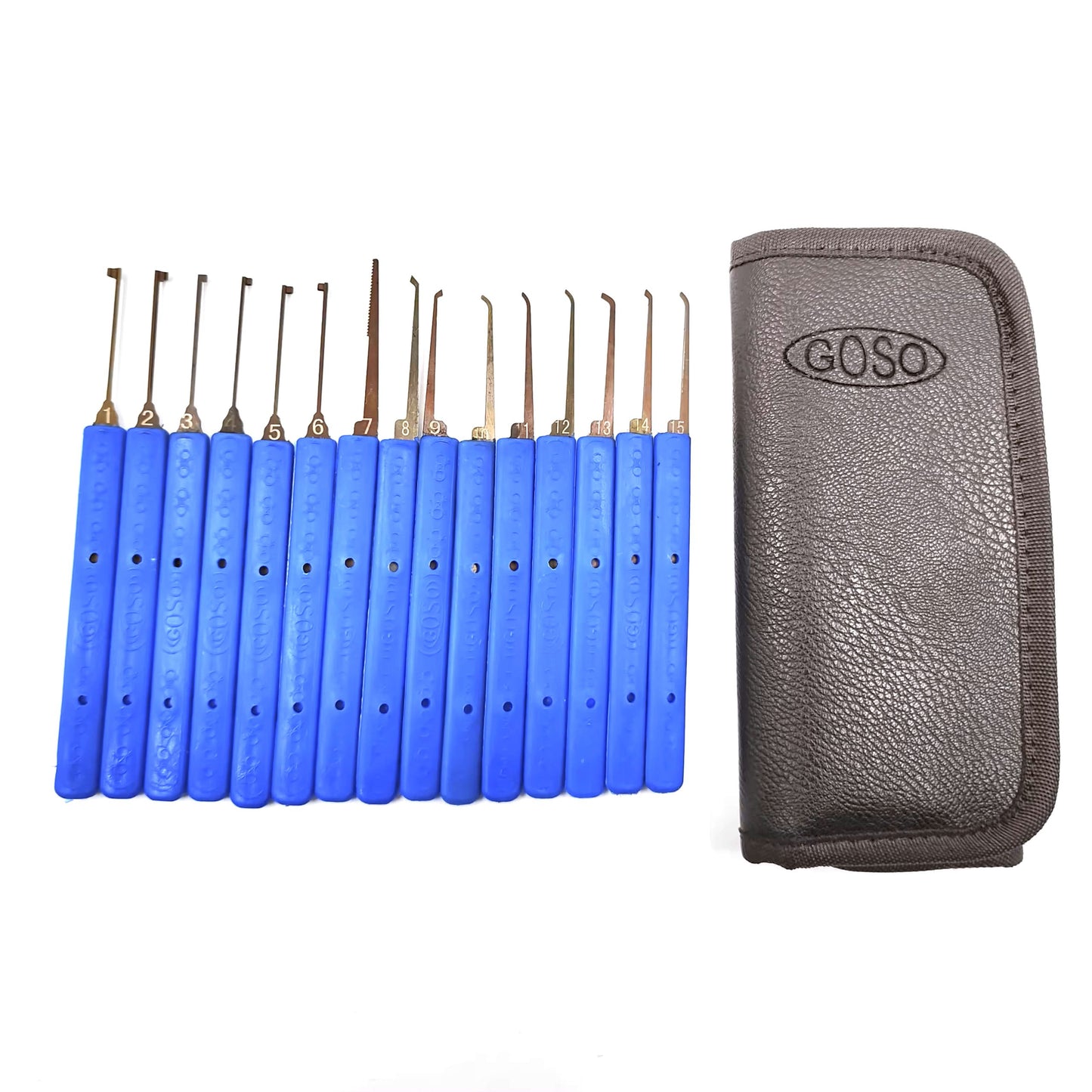 GOSO 15 PCs Beginner Lock Pick Set