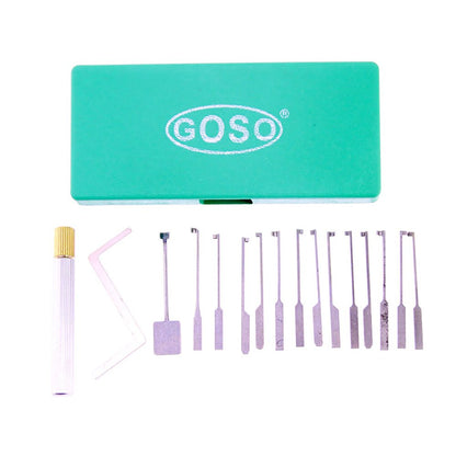 KABA Dimple Pick Set w/ Transparent Practice Lock Bundle