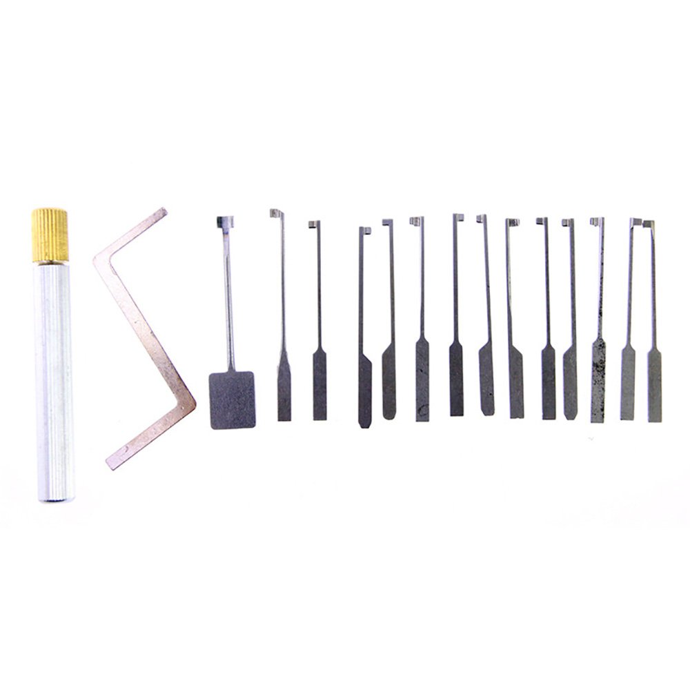 KABA Dimple Pick Set w/ Transparent Practice Lock Bundle