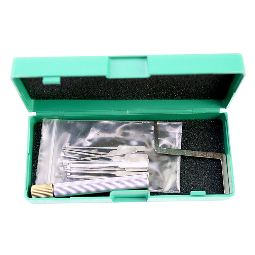 KABA Dimple Pick Set w/ Transparent Practice Lock Bundle