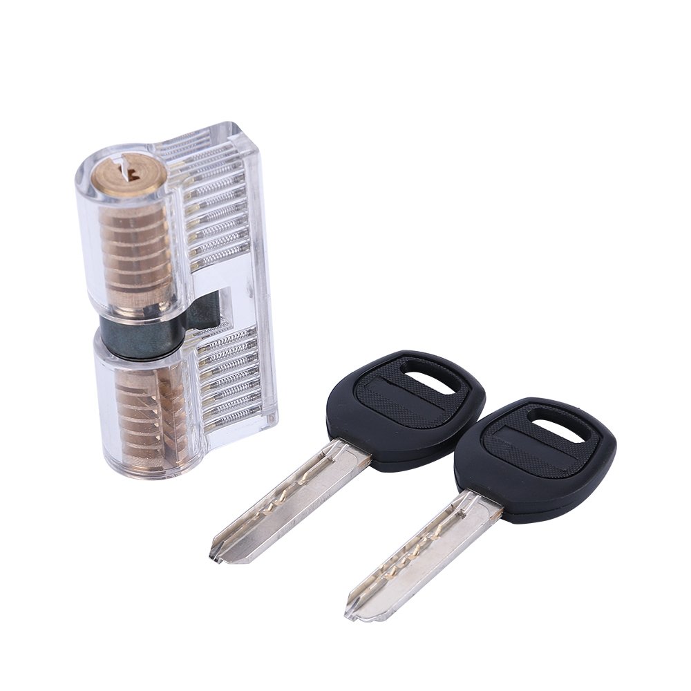 KABA Dimple Pick Set w/ Transparent Practice Lock Bundle