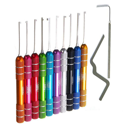 HONEST 10 Piece Dimple Lock Pick Set