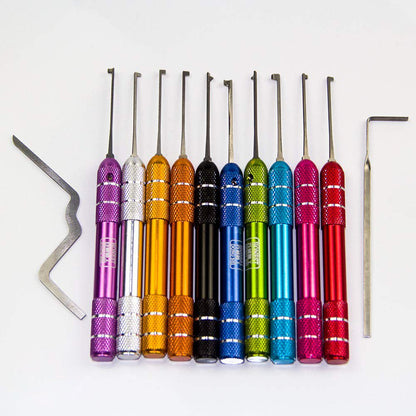 HONEST 10 Piece Dimple Lock Pick Set