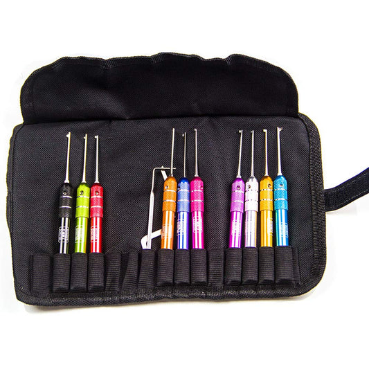 HONEST 10 Piece Dimple Lock Pick Set