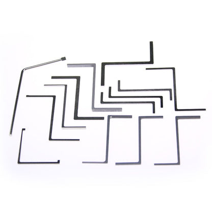 HUK 14 Pieces Tension Wrenches & Turning Tools Set