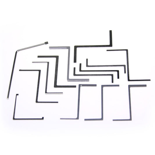 HUK 14 Pieces Tension Wrenches & Turning Tools Set