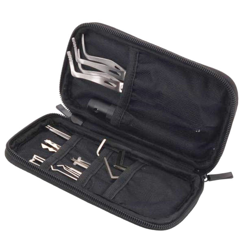 HUK 20 Lock Pick Set with LED – Interchangeable Handle
