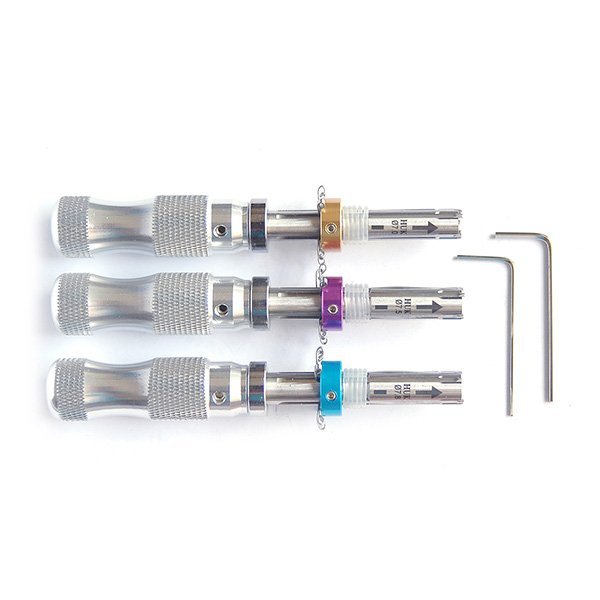 HUK 7 Pin Tubular Lock Pick (7.0mm & 7.5mm & 7.8mm)