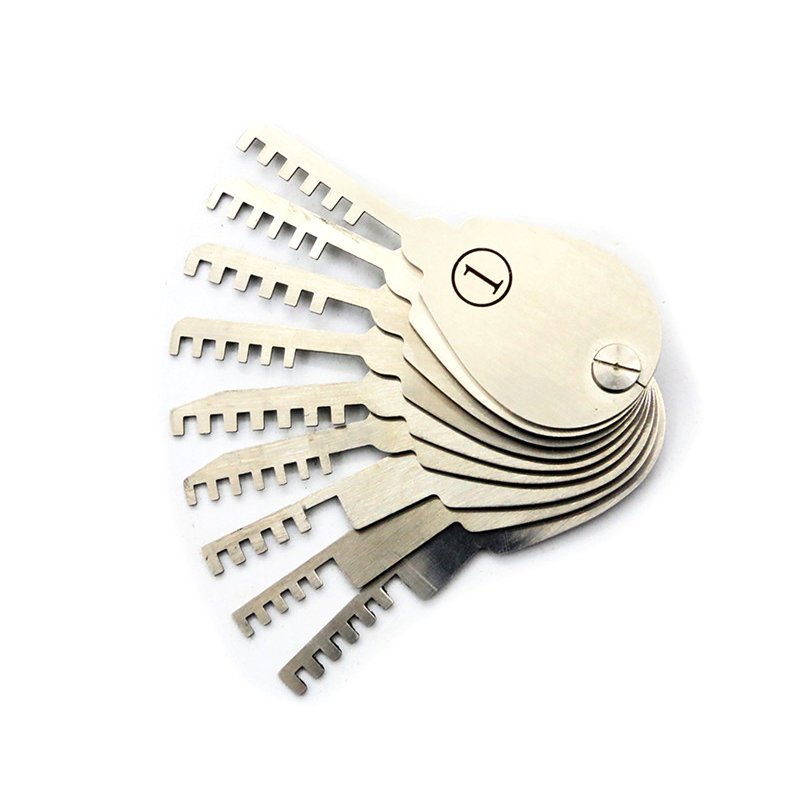 HUK Nine Piece Comb Lock Pick Set