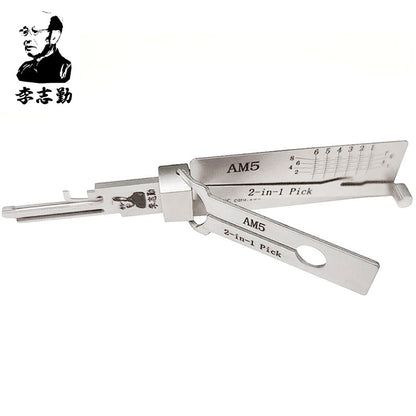 Lishi AM5 2-in-1 Pick & Decoder for American Lock Padlocks Keyway