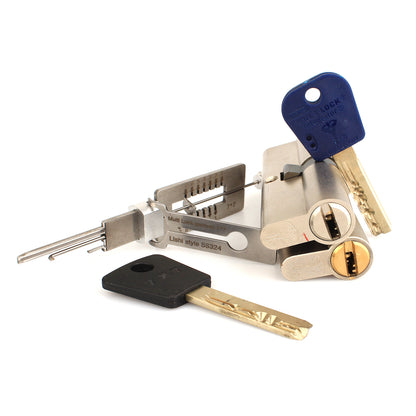 Lishi Style Mul-T-Lock 2-in-1 Decoder and Pick for Garrison 7×7