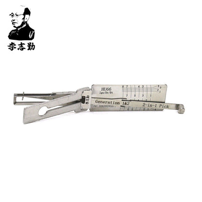 Lishi HU66 (Single Lifter) 2in1 Decoder and Pick for VW, Audi, Ford, Seat, Porsche, Skoda