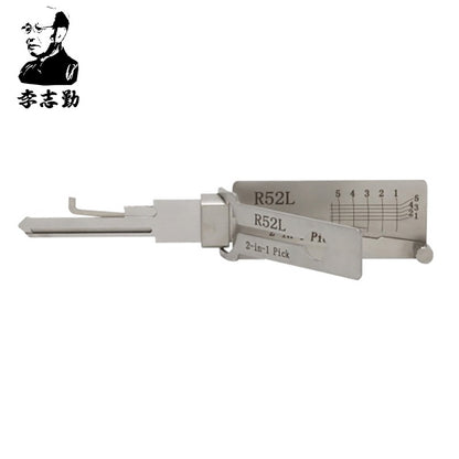 Lishi R52L (Lengthened) 2-in-1 Pick & Decoder for Long Philip Brand of Locks