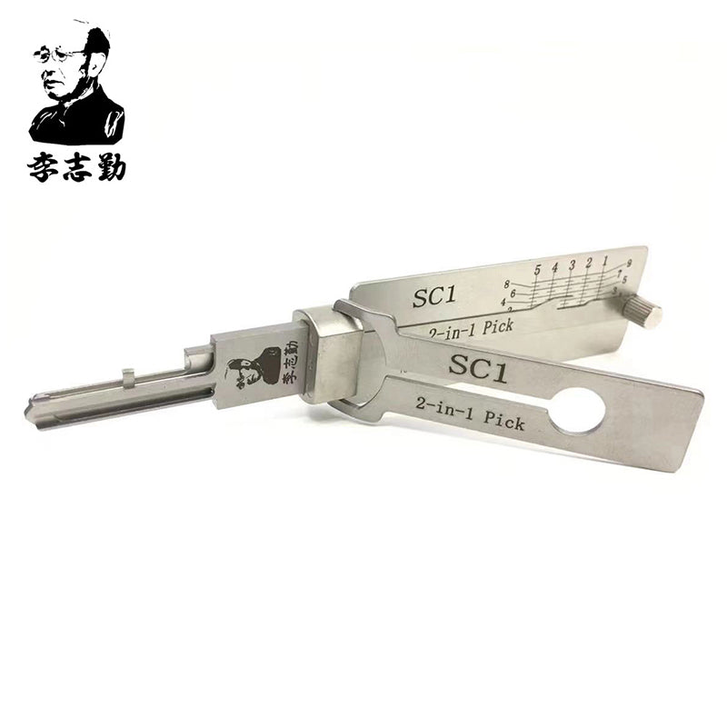 Lishi SC1 2-in-1 Pick & Decoder for 5-Pin Schlage Keyway