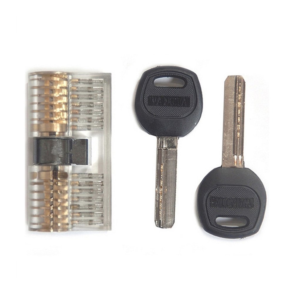 Transparent 7 Pin Dimple Practice Cylinder Lock