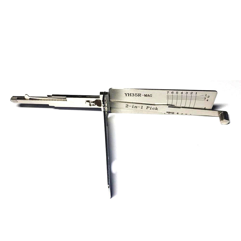 Lishi YH35R-MAG Extended Length 2in1 Decoder and Pick with Magnetic Gate