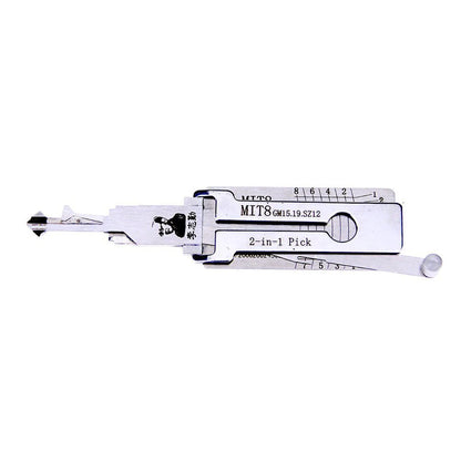 Lishi MIT8 (GM15/GM19/SZ12) 2in1 Decoder and Pick